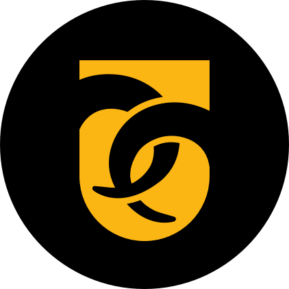 Black background social icon