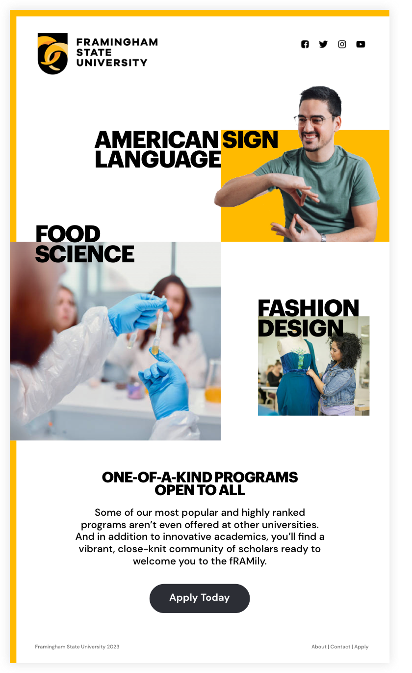 Email example