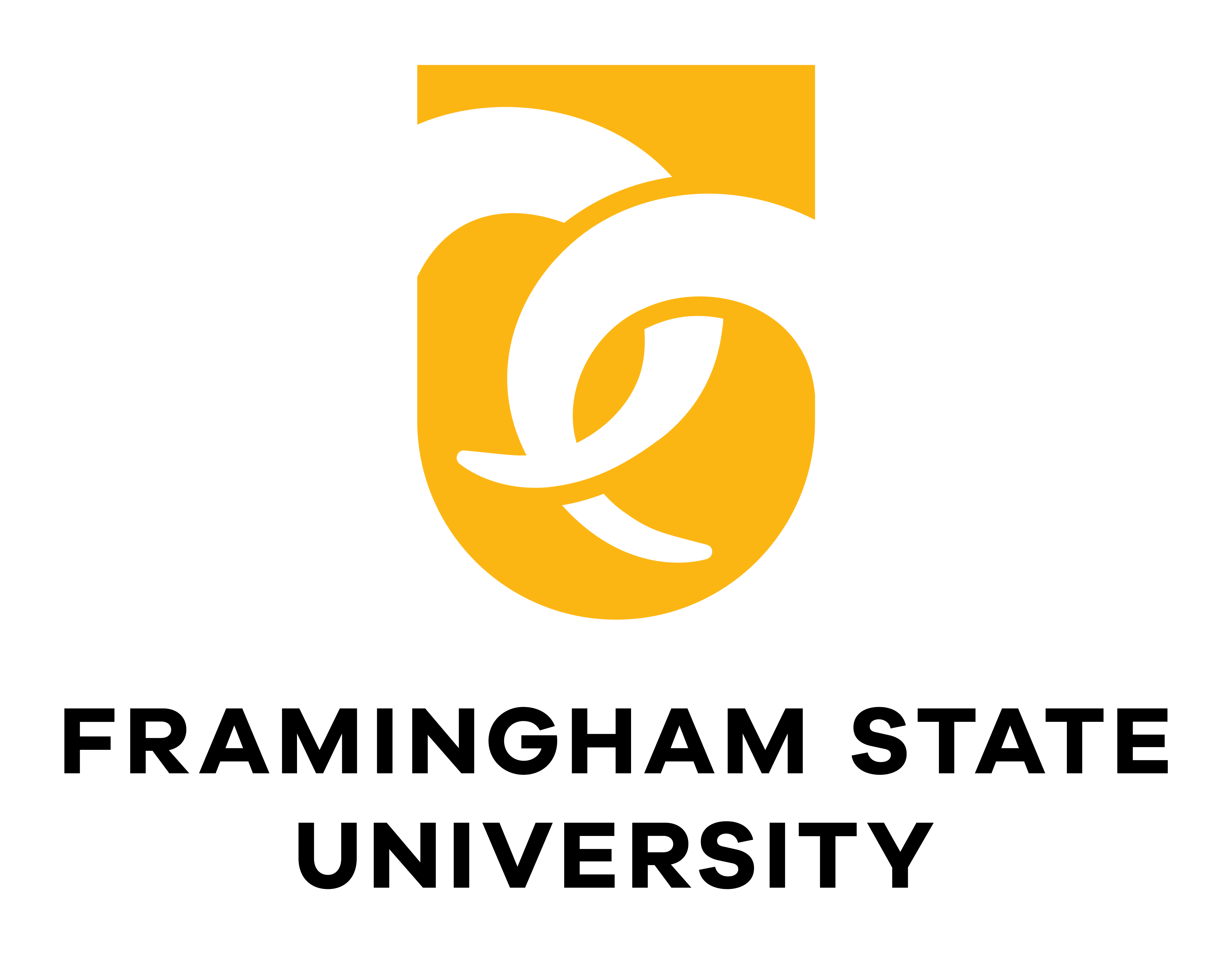 Black and Gold Logo on White Background