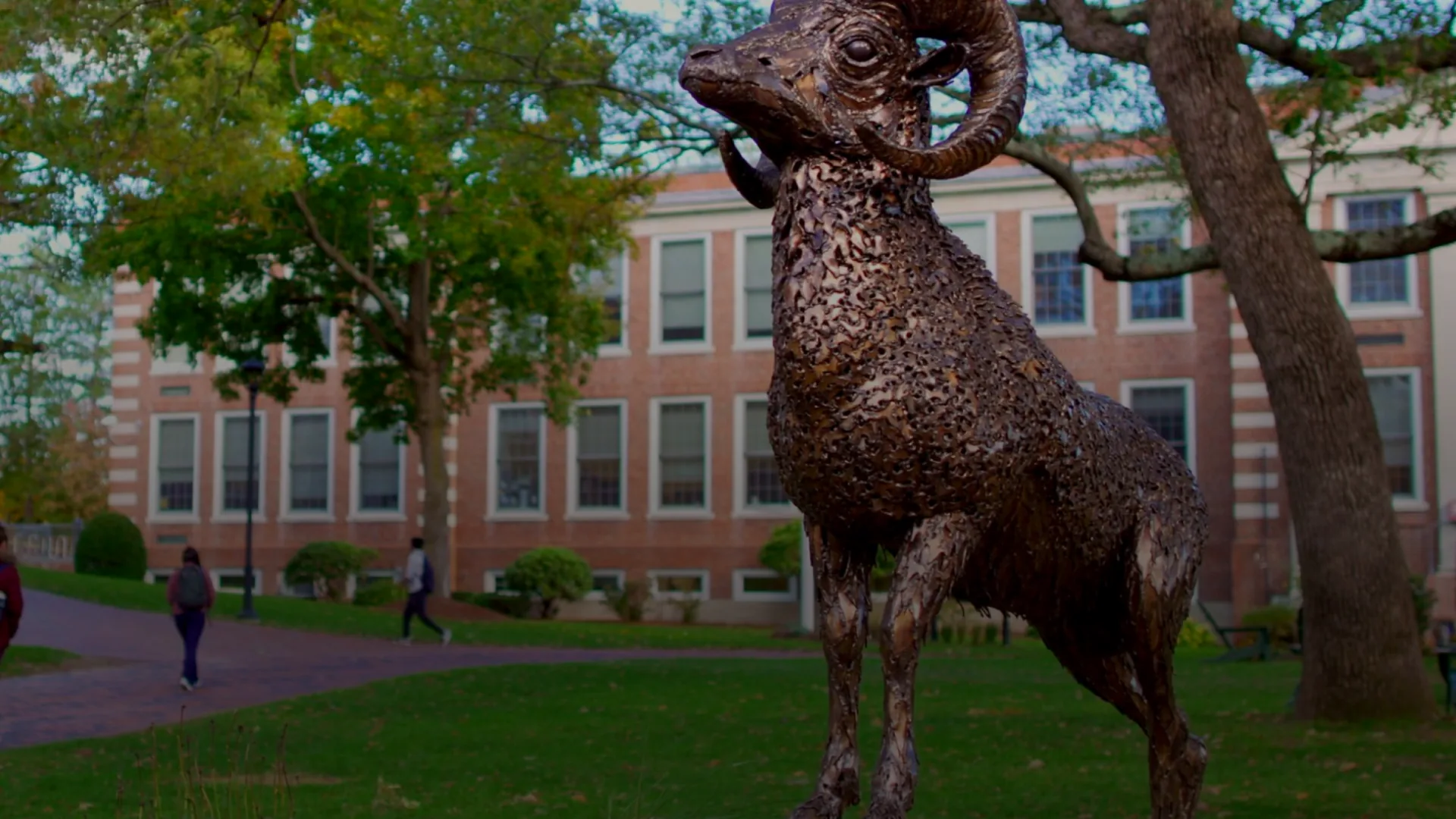 Campus statue