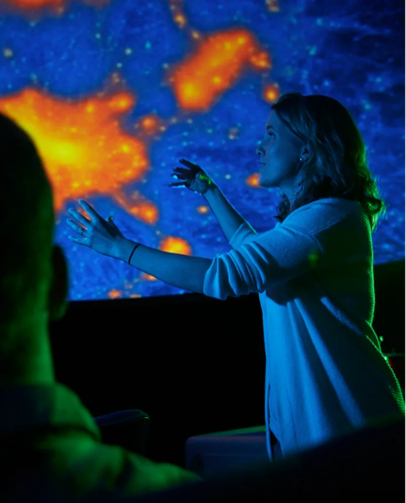 Woman teaching