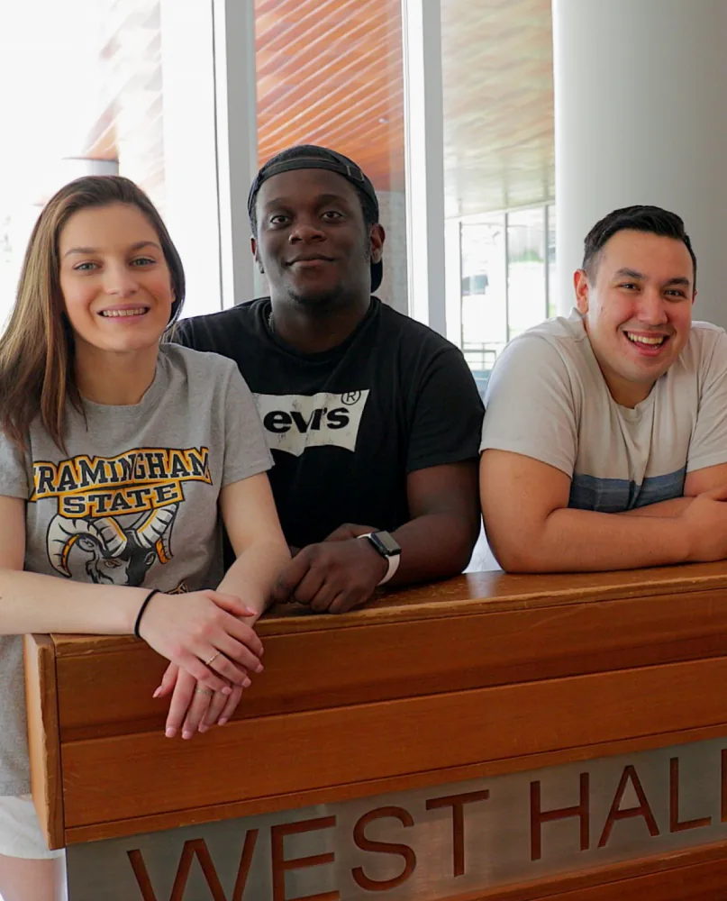 Students posing together